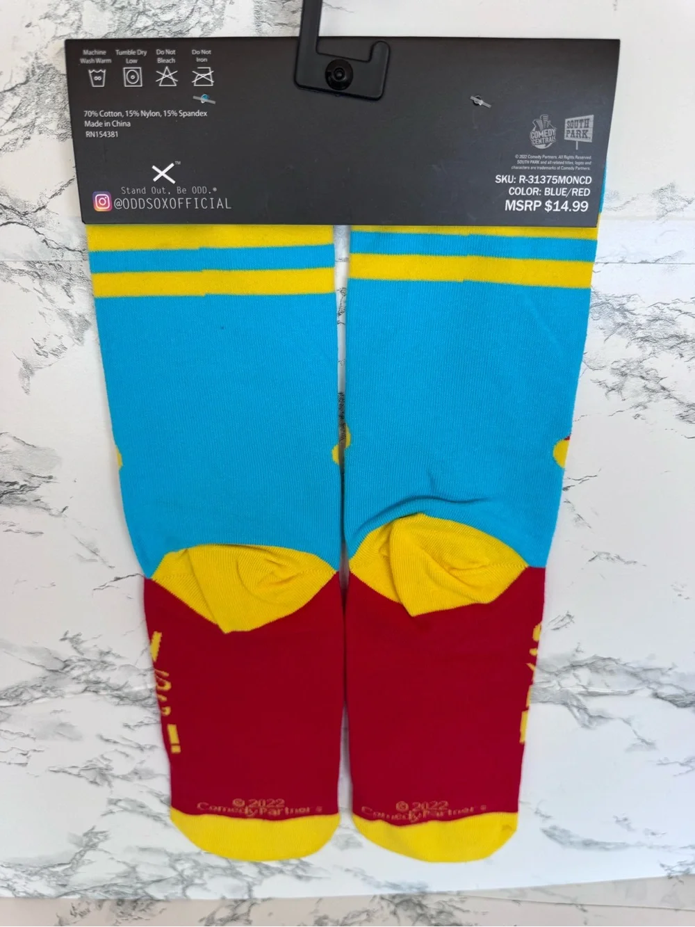 Odd Sox South Park Cartman Socks